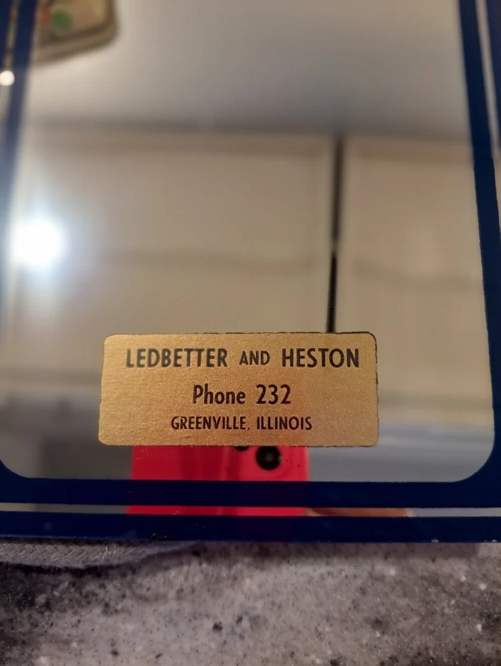 Ledbetter & Heston phone 232 Greenville, Ill. 